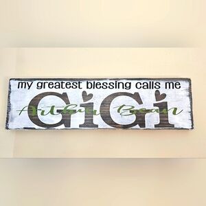Personalized Blessing Sign